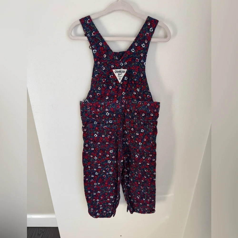 Oshkosh B’gosh Vintage Floral Overalls 24M